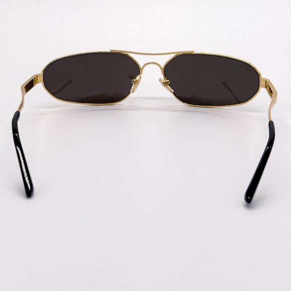 NEW BALENCIAGA BB0227S 001 MEN GOLD/ DARK GREY SUNGLASSES BALENCIAGA - Picture 7 of 12